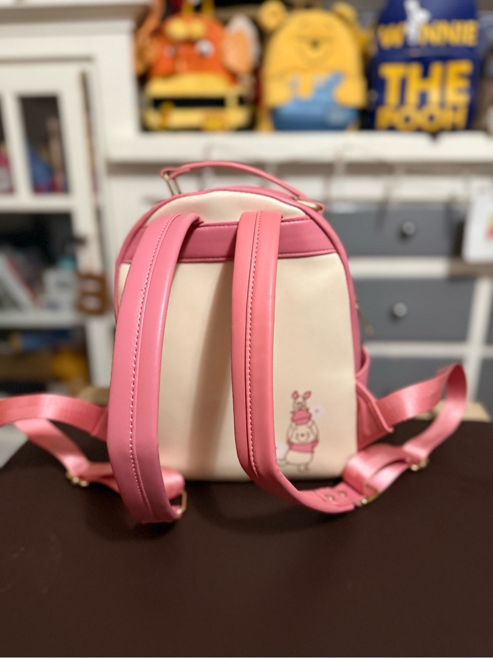 Disney Pink Winnie the Pooh Character Mini Backpack - Picture 2 of 4